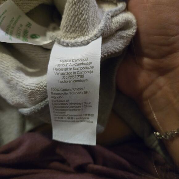 J.Crew Heritage Fleece Gray Crewneck Sweatshirt XS - Picture 3 of 8